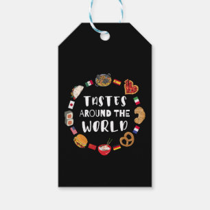 Tastes around the world gift tags