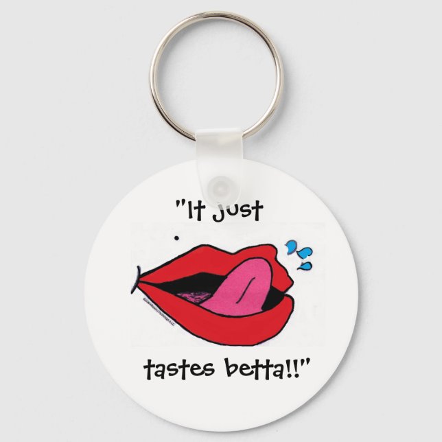 Tastes Betta Keychain (Front)