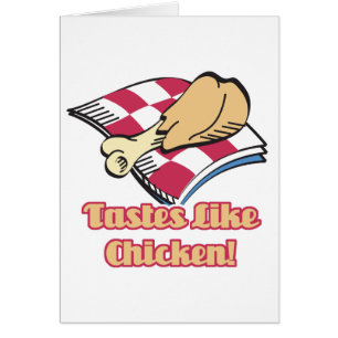 tastes like chicken cards