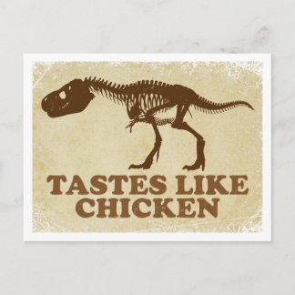Tastes Like Chicken Postcard