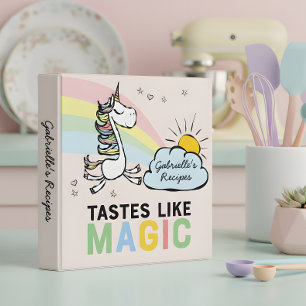Tastes Like Magic Unicorn Recipe Binder