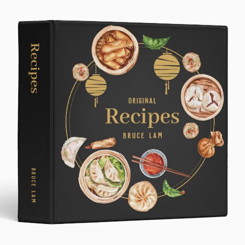 Tastes of China Recipe Binder