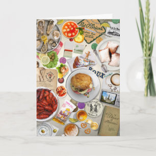 Tastes of New Orleans French Quarter Cuisine Card