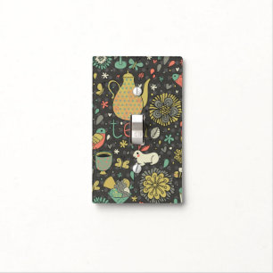 Tasty bright Tea Card Light Switch Cover