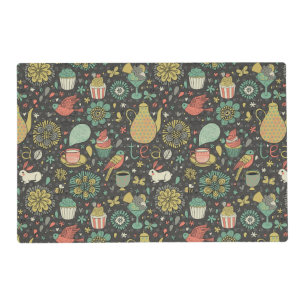 Tasty bright Tea Card Placemat