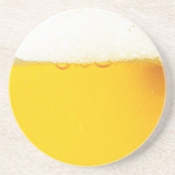 Tasty Cold Beer Drinking Coaster by Beershop at Zazzle
