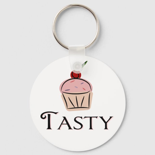 Tasty Cupcake Keychain (Front)