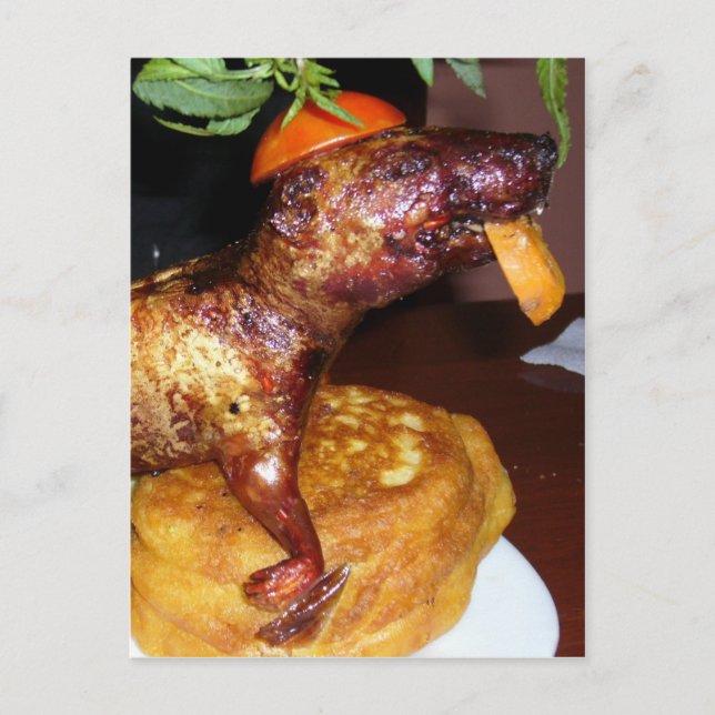 tasty cuy peru postcard (Front)