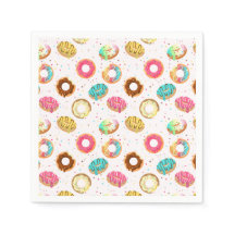 Tasty Donuts Seamless Pattern