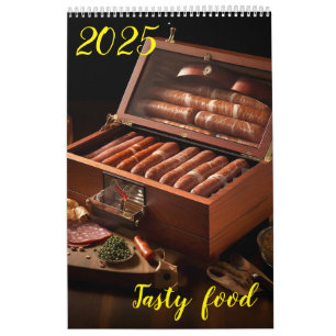 Tasty food. 2025  calendar
