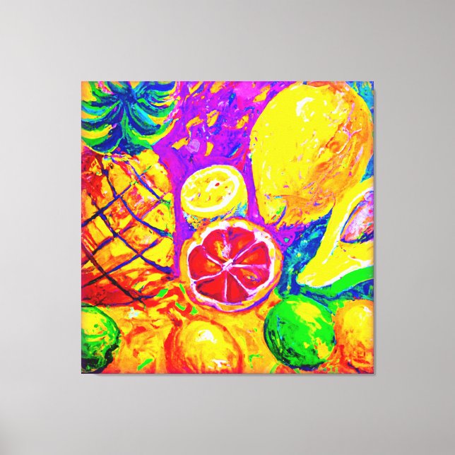 Tasty Fruits Painting. Buy Now Canvas Print (Front)