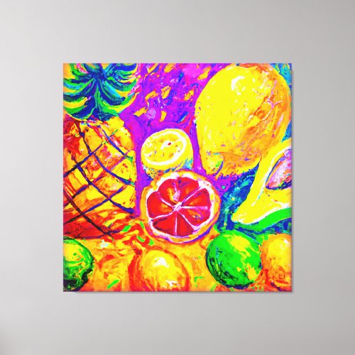 Tasty Fruits Painting Buy Now Canvas Print
