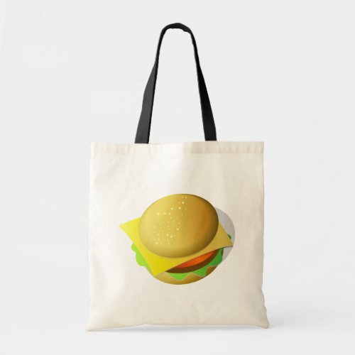 Tasty Hamburger Takeaway Food Tote Bag