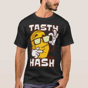 Tasty Hash Browns Breakfast Food Hash Brown animal T-Shirt