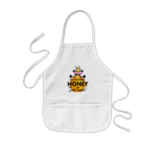 Tasty Honey Bee, Natural Honey Kids' Apron