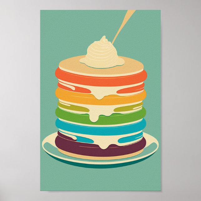Tasty Pancakes Poster (Front)