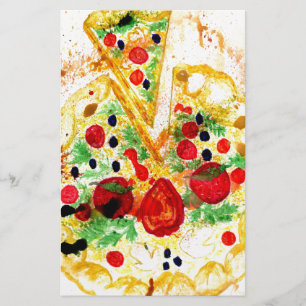 Tasty Pizza Stationery