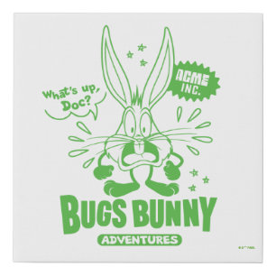 Tasty Retro BUGS BUNNY™ Faux Canvas Print