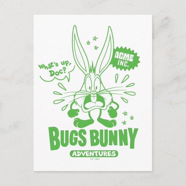 Tasty Retro BUGS BUNNY™ Postcard (Front)