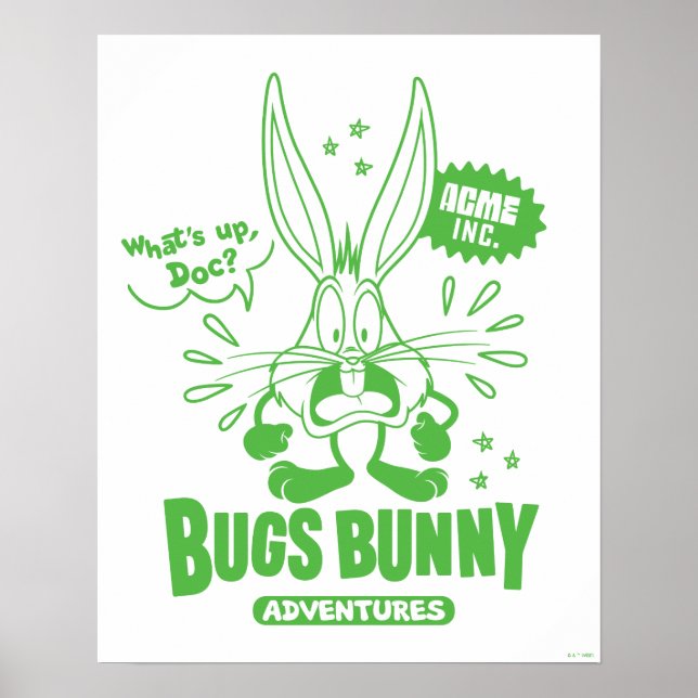 Tasty Retro BUGS BUNNY™ Poster (Front)