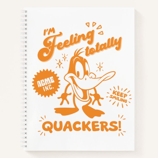 Tasty Retro DAFFY DUCK™ Notebook (Front)