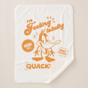 Tasty Retro DAFFY DUCK™ Sherpa Blanket