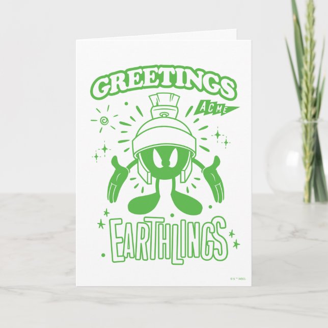 Tasty Retro MARVIN THE MARTIAN™ Card (Front)