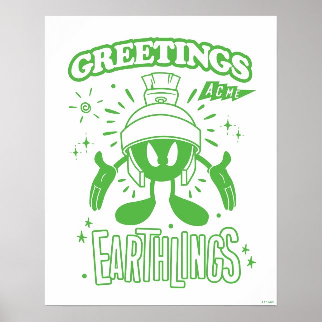 Tasty Retro MARVIN THE MARTIAN™ Poster (Front)