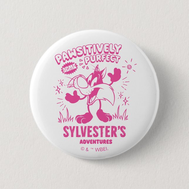 Tasty Retro SYLVESTER™ Button (Front)