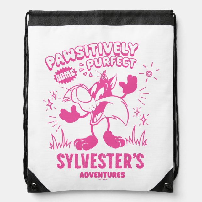 Tasty Retro SYLVESTER™ Drawstring Bag (Front)