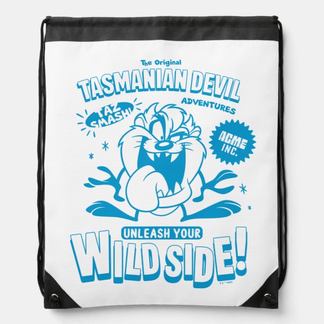 Tasty Retro TAZ™ Drawstring Bag (Front)