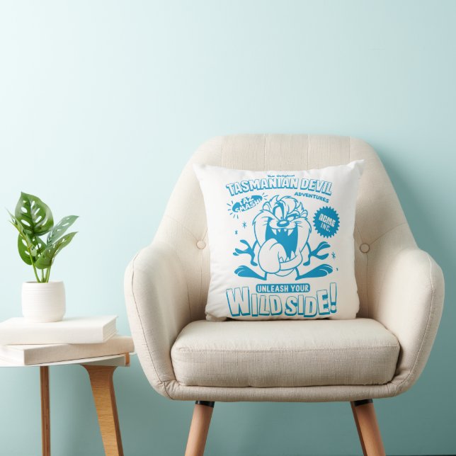 Tasty Retro TAZ™ Throw Pillow (Chair)