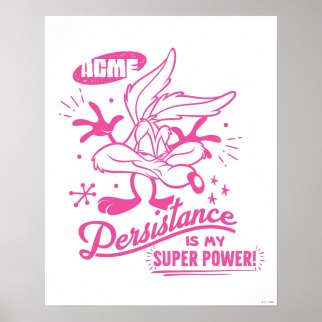 Tasty Retro WILE E. COYOTE™ Poster (Front)