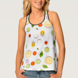 Tasty Salad on Your Tank Top