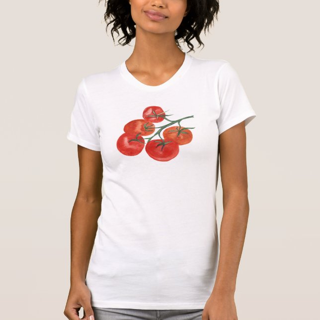 Tasty Tomato Cute Vegetable  T-Shirt (Front)