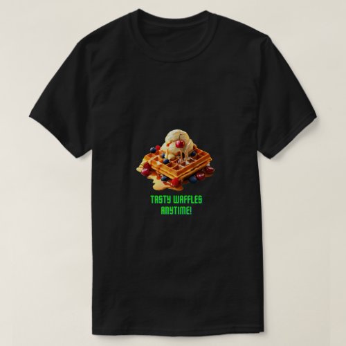 Tasty Waffle  Golden and Crispy Waffles T_Shirt