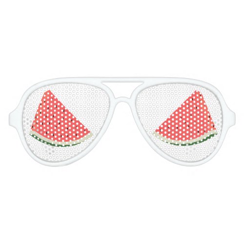 Tasty Watermelon _ Sweet Aviator Sunglasses