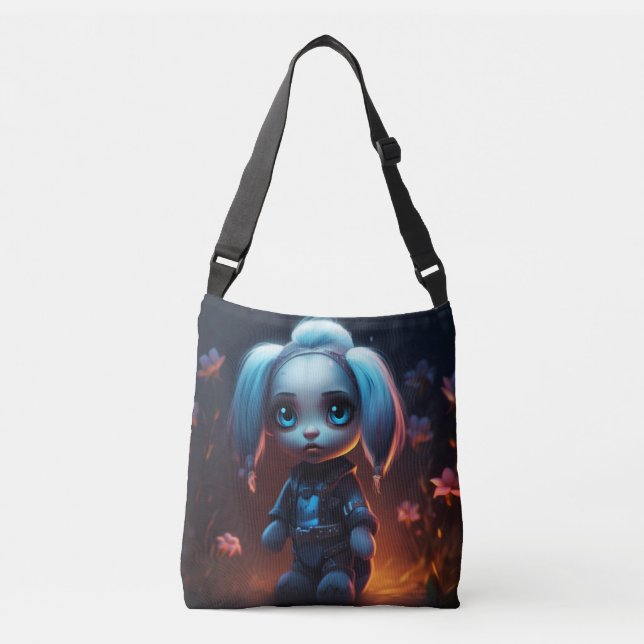 Tat Bag Little girl with beautiful hair (Front)
