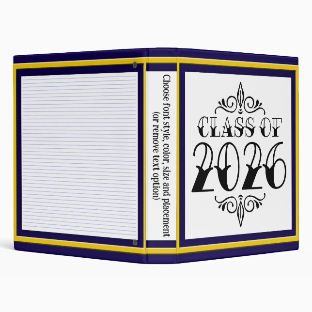 Tat Class of 2026 Graduation 3 Ring Binder (Background)