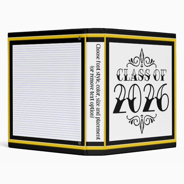 Tat Class of 2026 Graduation 3 Ring Binder (Background)