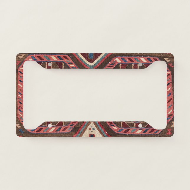 Tat Kilim Arizona Western Cowboy Style  License Plate Frame (Front)