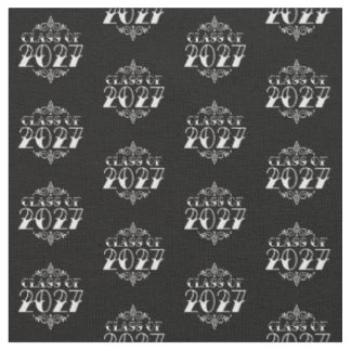 Tat-Style Class of 2027 Graduation Fabric