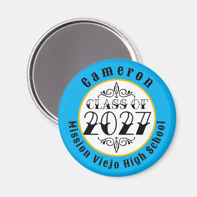 Tat Style Class of 2027 Graduation Magnet (Front/Back)