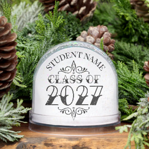 Tat Style Class of 2027 Graduation Snow Globe