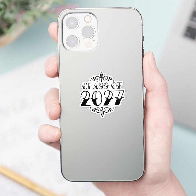 Tat-Style Class of 2027 Graduation Sticker (Phone)