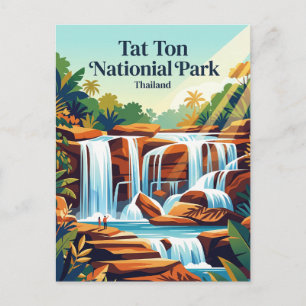 Tat Ton National Park Thailand Postcard
