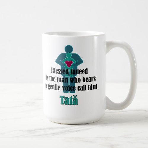 Tată Blessed Indeed Fathers Day Mug