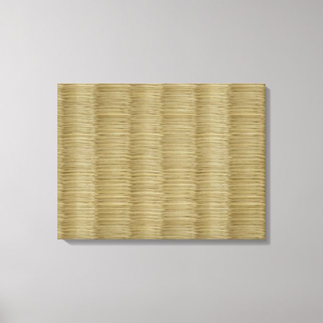 Tatami Mat 畳 2 Canvas Print (Front)