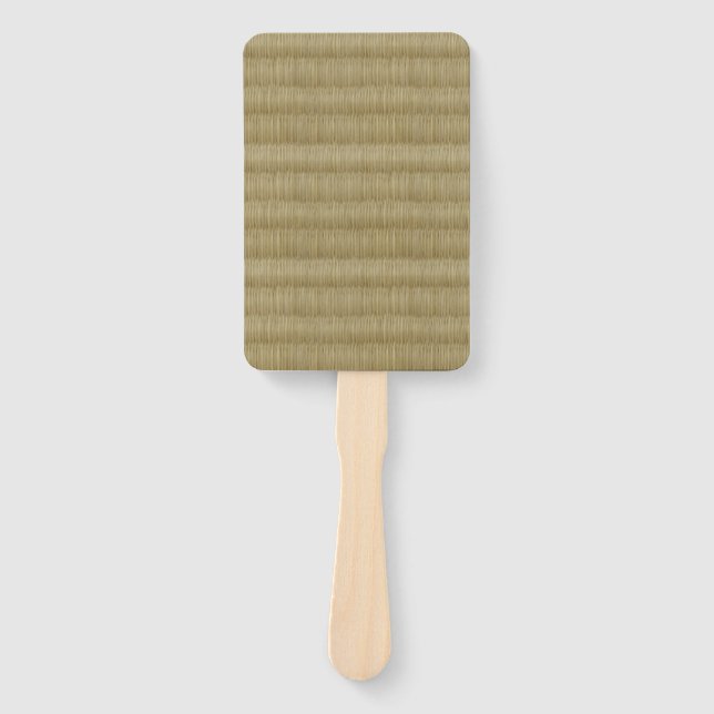 Tatami Mat 畳 2 Hand Fan (Front)