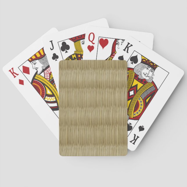 Tatami Mat 畳 2 Poker Cards (Back)